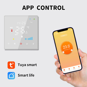 HY608 <span class=keywords><strong>Thermostat</strong></span> intelligent écran en verre couleur commande tactile <span class=keywords><strong>Programmable</strong></span> chauffage par le sol <span class=keywords><strong>Thermostat</strong></span> par le sol pour <span class=keywords><strong>chaudière</strong></span> à <span class=keywords><strong>gaz</strong></span> - Product Image 2
