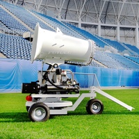 Machine mobile de pulvérisation agricole, d'irrigation, de pesticides, de refroidissement et d'humidification pour événements publics, avec canon à brouillard