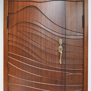 <span class=keywords><strong>Porte</strong></span> pivotante avant résidentielle haut de gamme design personnalisé Portes <span class=keywords><strong>d</strong></span>'<span class=keywords><strong>entrée</strong></span> pivotantes modernes en <span class=keywords><strong>bois</strong></span> massif et aluminium sculptées en 3D - Product Image 5