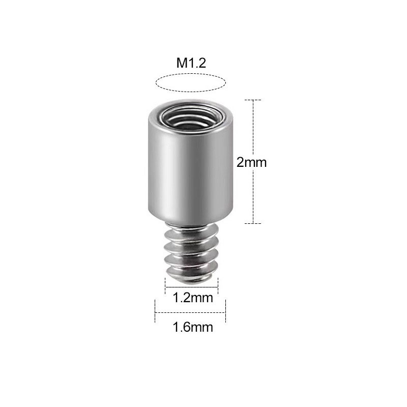 1.6*2mm (M1.2 thread)