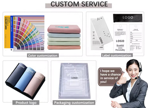 Spandex Heren Boxershorts Modale Ijs Zijde Huidvriendelijk Ademend Groothandel Grensoverschrijdend Ondergoed Slips Print Shorts - Product Image 6