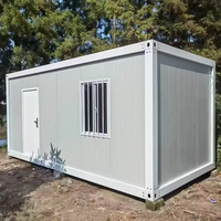 Maison préfabriquée extensible et économique Support de conception libre Maisons de conteneurs modulaires Chambre à coucher Entrée Atelier Centre commercial Sous-sol Salle à manger
