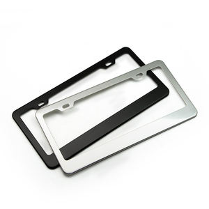 กรอบป้ายทะเบียนสแตนเลสสำหรับตก<span class=keywords><strong>แต่ง</strong></span>รถยนต์ขนาดมาตรฐานของสหรัฐอเมริกา - Product Image 4