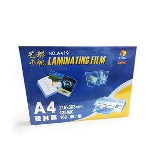 A4 125mic laminação bolsas laminação pouch de filme a4 laminação bolsa