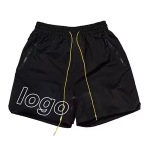 <span class=keywords><strong>Pantalones</strong></span> <span class=keywords><strong>Cortos</strong></span> de Malla para <span class=keywords><strong>Baloncesto</strong></span> y Gimnasio con Estampado de Letras al por Mayor, Estilo Hip Hop, Holgados, Streetwear, Casuales para <span class=keywords><strong>Hombre</strong></span> - Product Image 4