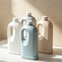 Bidon en plastique HDPE de 2 L avec une grande poignée pour l'emballage de détergents chimiques