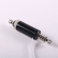 Electroimán solenoide tubular de empuje y tracción DC12V con carrera de 20mm para pruebas de clic de tecla Youge YG1943, retracción al encender, retracción al apagar