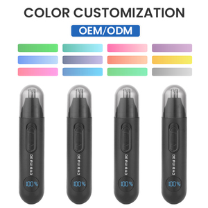 Mini Trimmer per <span class=keywords><strong>naso</strong></span> USB ricarica tascabile elettrico per rimozione dei <span class=keywords><strong>peli</strong></span> dell'orecchio con lame in acciaio inossidabile di precisione a LED ricaricabili - Product Image 3