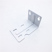 Support de fixation pliable personnalisé en acier inoxydable nickelé simple face pour armoire