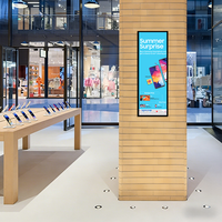 Affichage numérique pour étagères de magasin de détail, centre commercial, écran ultra fin, publicité, écran LCD haute luminosité, barre d'affichage LCD extensible