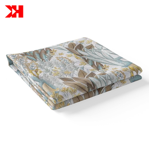 Kahn cotton hữu cơ tự do London Tana vải cỏ in cho váy của cô gái - Product Image 4