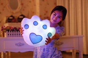 Splendente colorato mutevole luminoso cuscini di peluche <span class=keywords><strong>serie</strong></span> cuscino morbido divano decorazione - Product Image 5