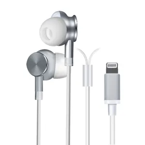 Cancellazione del rumore nell'orecchio a mani libere apple per auricolari iphone auricolari lightn connettore cuffie in Streaming musicale di Francoforte