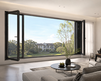 Ventanas de Aluminio con Cierre de Seguridad para Niños, Diseño de Apertura Limitada con Manija Bloqueable, Inclinables y Giratorias, con Rotura de Puente Térmico y Microventilación