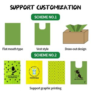 EcoFriendly PLA Biodegradable Baby Diaper Trash <b>Bags</b> with Pet Handle for <b>Nappy</b> Bin Refill - Product Image 4