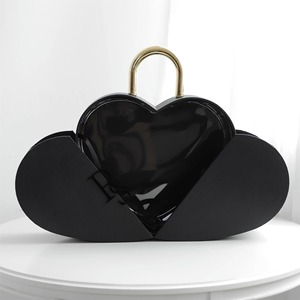 ABCO caja de ramo en forma de corazón arreglo de flores luz personalizada lujo textura especial regalo de cumpleaños del Día de San Valentín - Product Image 3