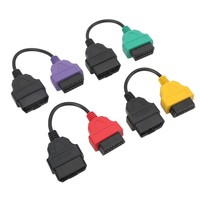 Cable adaptador de escáner OBD2, 4 Uds., reemplazo de Cable de diagnóstico de escaneo ECU para escáner Fiat ECU