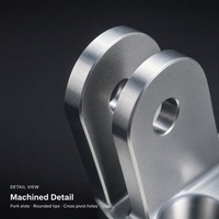 Support de montage triple en alliage d'aluminium usiné CNC OEM ODM, usinage de précision, support métallique pour équipement photo