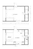Kawagebo Kamp (KK) S310 31 ㎡   Casa Modular Prefabricada en Forma de A, Villa Triangular de Acero Ligero, Casa Pequeña Prefabricada Llave en Mano