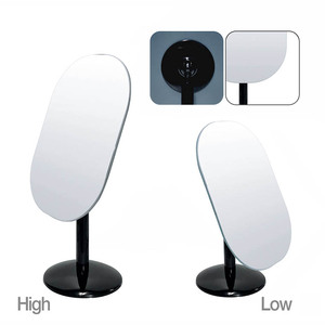 Stylish Round Standing Table <b>Mirror</b> For Home Decor And Versatile Makeup <b>Vanity</b> Application - Product Image 6