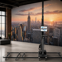 Imprimante murale 3D grand format professionnelle Faith, machine de peinture verticale pour la publicité extérieure