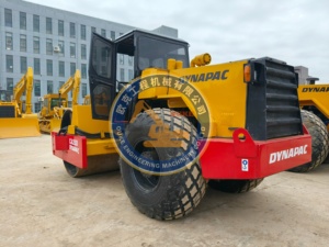 Good Condition Used Dynapac Single Drum Road Roller CA25D CA301D CA251D Diesel Engine 110 kW 40-70kN Static <b>Pressure</b> Motor - Product Image 3