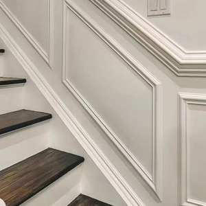 Thiết kế nội thất Chất lượng cao không thấm nước trắng PS ván chân tường ván chân tường - Product Image 1