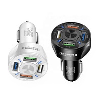 Chargeur de voiture USB 4 ports 35W QC3.0 à charge rapide avec protection OTP OVP pour téléphones mobiles – Nouveauté 2026, Vente Flash