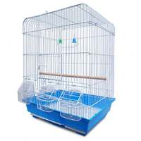 Cage d'élevage d'oiseaux pliable et amovible, en acier inoxydable, empilable, pour perroquets, canaris, pigeons, cailles, petite taille, intérieur/extérieur - Meilleure vente