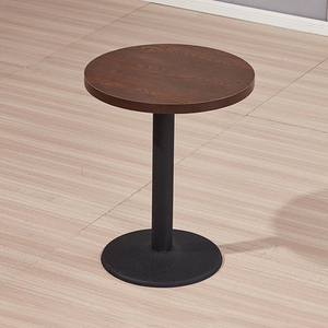 Stile moderno per il tempo libero cucina gamba di ferro compensato di marmo impiallacciatura di <span class=keywords><strong>legno</strong></span> ristorante caffetteria bar bar bar <span class=keywords><strong>tavolo</strong></span> da pranzo <span class=keywords><strong>in</strong></span> <span class=keywords><strong>legno</strong></span> - Product Image 6