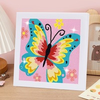 Expédition Rapide Kits d'Art Diamant Colorés en Gros DIY Broderie Complète sur Toile pour Cadeau et Décoration Intérieure