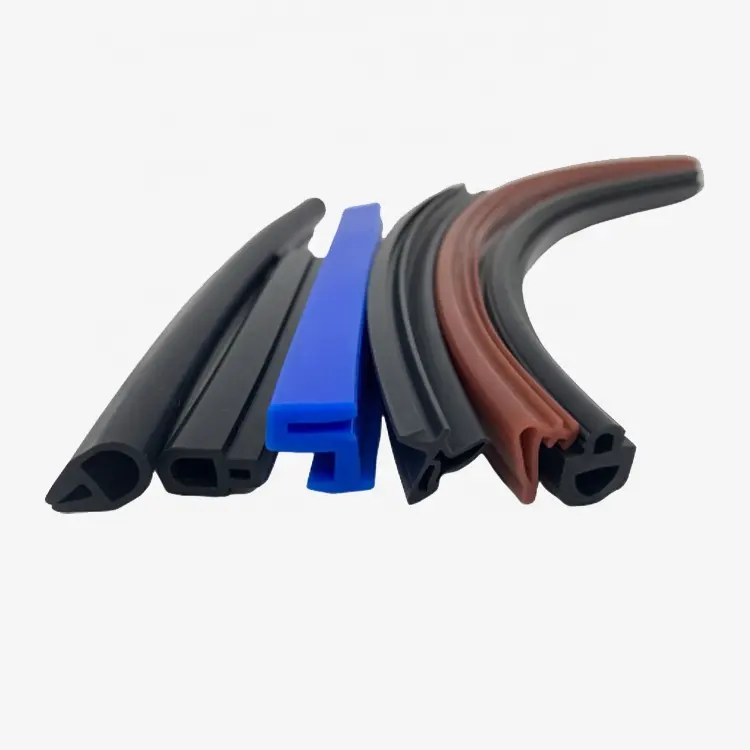 Top Selling Heat Resistant High Quality Customized Silicone Various Colors Rubber Strip for Door Window