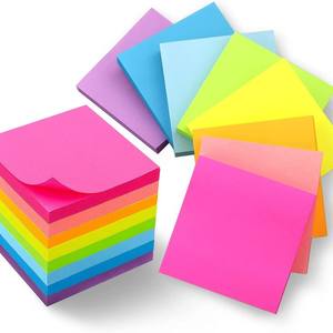 Compra Anticipada: 16 Blocs <span class=keywords><strong>de</strong></span> Notas Adhesivas, 8 Colores Brillantes, 60 Hojas, para Oficina, Escuela y Hogar, Regalo Promocional - Product Image 4