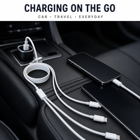 Kabel Pengisian Cepat USB C 3 in 1 Grosir, Kabel Data Multi Pengisian untuk Ponsel Tablet Perangkat Tipe C