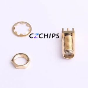 BWSMA-KE11 RF Coaxial Connector Through hole Component (THT) Connector Inner Hole 1 6GHz SMA - Product Image 2