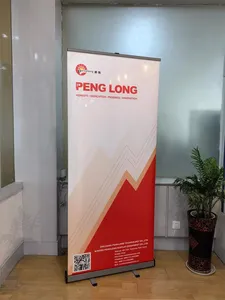 Durable Steel Roll Up Banner 120x200cm Heavy Weight Pop Retractable Banner