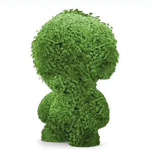 Großhandel Munny Welt Sprout Kid robot Chia Pet Munny Chia Haustier Kopf dekorative Keramik Pflanzer