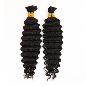 Wholesale Products Sale <strong>Bulk</strong> Deep Wave <strong>Human</strong> <strong>Hair</strong> Double Drawn Cuticle Aligned Raw Indian <strong>Bulk</strong> <strong>Hair</strong> Boho Braids <strong>Human</strong> <strong>Hair</strong> - Product Image 4