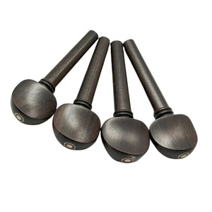 4 Pièces Chevilles <span class=keywords><strong>de</strong></span> <span class=keywords><strong>violon</strong></span> en ébène à œil <span class=keywords><strong>de</strong></span> poisson, ensemble d'accessoires pour <span class=keywords><strong>violon</strong></span> - Product Image 1