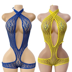 W.E.Luxury Atuendos Sexy de Club para Mujer Ropa Exótica de Stripper en Malla Ropa de Baile Exótico - Product Image 1