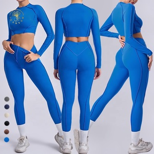 Abbigliamento Pilates e Yoga per Donna, Produttori di Abbigliamento Sportivo Personalizzato, Taglie Forti, Abbigliamento Fitness da <span class=keywords><strong>Palestra</strong></span>, <span class=keywords><strong>Set</strong></span> Due Pezzi, Abbigliamento Femminile - Product Image 1