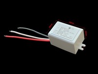 Interrupteur d'éclairage à détecteur de mouvement micro-ondes 35W avec commande marche/arrêt intégrée pour escalier, couloir, hall, parking, en plastique durable