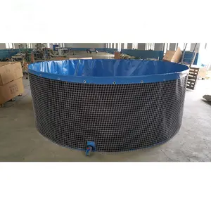 Above Ground Pvc Fish Pond Farm Use 10000 Liter Fish Tank