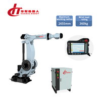 Robot industriel à 6 axes HN-36027, bras de robot de 1600 kg, portée de 2655 mm, charge utile de 360 kg, robot de soudage PLC