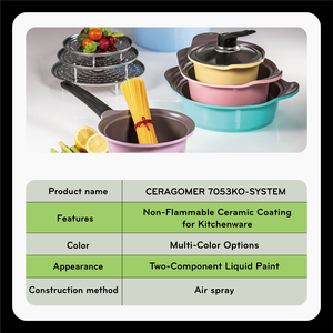 CERAGOMER Premium Non-Flammable Liquid Ceramic Coating for Kitchenware State-of-the-<b>Art</b> <b>Paint</b> Product - Product Image 2