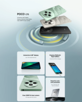 Poco C75 8GB+256GB con CPU Octa Core, Pantalla FHD de 90Hz, Cámara de 50MP, Doble SIM LTE, Funciona en Francés, Español e Inglés