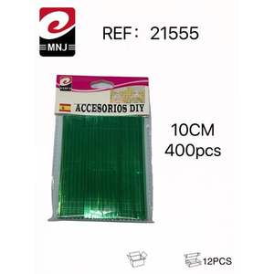 Alambre de Plástico Tejido Plateado Resistente de 10 cm para Manualidades y Accesorios de Bricolaje - Product Image 2