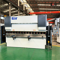 Prensa Plegadora Hidráulica BOST, Precio de Fabricante, Prensa Plegadora Hidráulica CNC de 4000 mm, Máquina de Plegado de 2+1 Ejes con Matriz