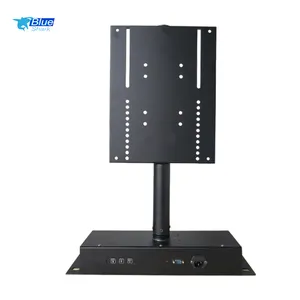 32-70 Inches Remote Control 360 Rotating LCD TV Stand Furniture 360 Degree TV Base For Living Room Bedroom