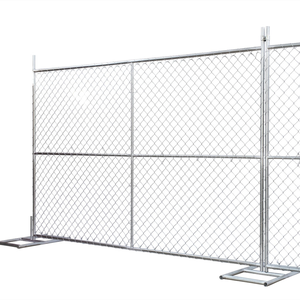 Clôture temporaire robuste de 6 pieds x 10 pieds avec base, installation facile pour le marché américain - Product Image 4